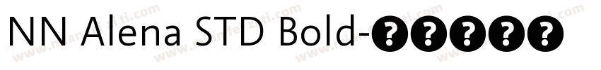 NN Alena STD Bold字体转换
